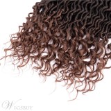 Goddess Locs With Curly Ends Crochet Twist Braids Soft Synthetic Braiding Hair Extension 6pcs
