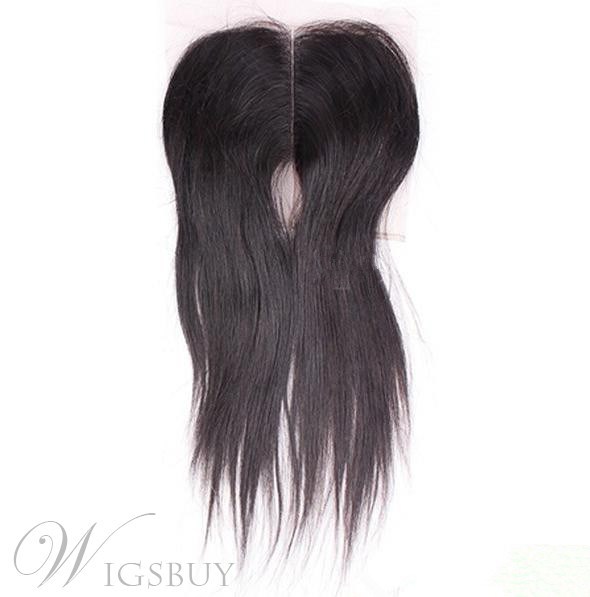 Lace Top Closure Free Part & Middle Part Brazilian Virgin Hair Straight Textures Swiss Lace Hair Products