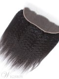 Wigsbuy Vigin Human Hair Brazilian Kinky Straight Lace Frontal 13*4