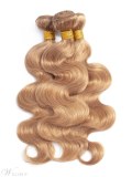 Wigsbuy Honey Blonde Body Wave Human Hair Extension #27 3PCS