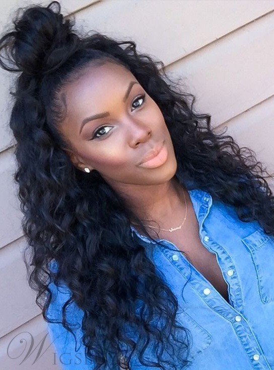 Top Quality Curly Human Hair 7 PCS Clip In Hair Extensions