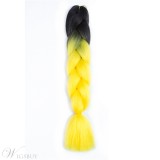Colorful Jumbo Braiding Synthetic Hair 24 Inches 5 Bundles Lot