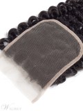 Wigsbuyt 4X4 Lace Closure Brazilian Hair Kinky Curly Free Part