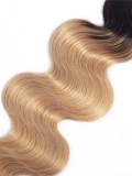 Wigsbuy Ombre Color Body Wave Human Hair Bundles1b/27