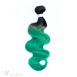 Wigsbuy Body Wave Ombre Human Hair Extensions 1 Piece