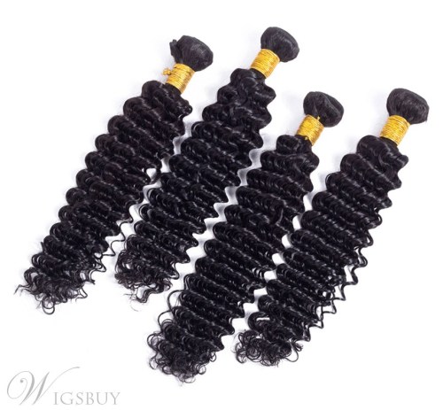 Wigsbuy Malaysian Curly Virgin Hair Weft 4 Bundles/Pack