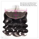 Wigsbuy Brazilian 3 Bundles Body Wave Human Hair With Lace Frontal