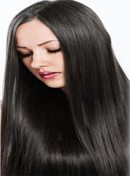 Extra Long Human Hair Straight Natural 9PCS Clip in Hair Extensions