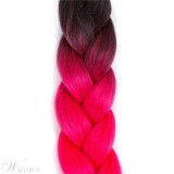 Ombre Synthetic Kanekalon Braiding Hair Crochet Braids False Hair Extensions