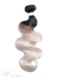 Wigsbuy Body Wave Ombre Human Hair Extensions 1 Piece