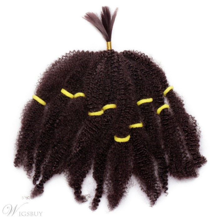 Crochet Braid Hair Afro Kinky Curly Twist Marley Synthetic Braiding Hair