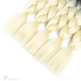 Colorful Jumbo Braiding Synthetic Hair 24 Inches 5 Bundles Lot