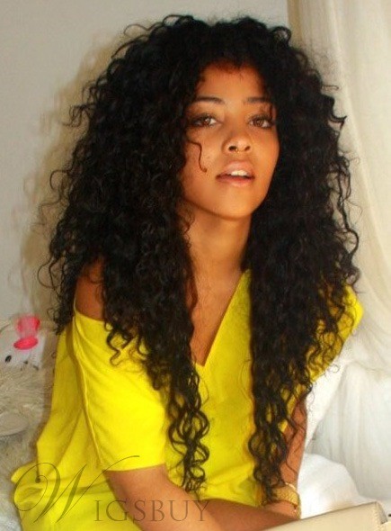 Top Quality Clip in Brazilian Hair Curly 100% Human Hair For Full Head