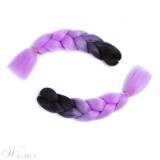 Ombre Synthetic Kanekalon Braiding Hair Crochet Braids False Hair Extensions