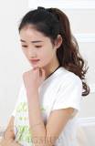 Long Natural Wave Bandage Style Synthetic Ponytail 18 Inches