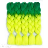 Ombre Synthetic Kanekalon Braiding Hair Crochet Braids False Hair Extensions