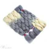 Ombre Synthetic Kanekalon Braiding Hair Crochet Braids False Hair Extensions