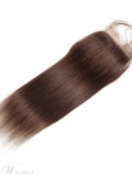 Wigsbuy Straight Hair Closure #2 Dark Brown Human Hair Lace Closure 10-20 Inches