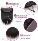 Wigsbuy 3 Bundles Brazlian Hair Natural Straight Human Hair With Lace Frontal