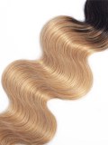 Wigsbuy Ombre Human Hair Weave Body Wave 1b 27 Honey Blonde 3PCS
