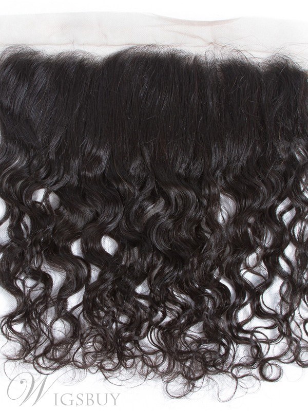 Wigsbuy Human Hair 13x4 Lace Frontal Water Wave Ear to Ear Pre Plucked Frontal