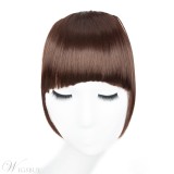 Clip In Hair Bangs Hairpiece Synthetic Blunt Bangs Hair Piece