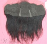 Natural Black Straight 100% Human Hair 13*4 Inches Lace Frontal Closure