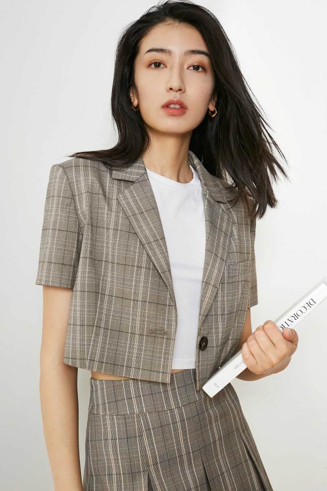 Cross Bar Blazer