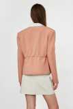 Kayleigh Pink Contrast Lapel Blazer