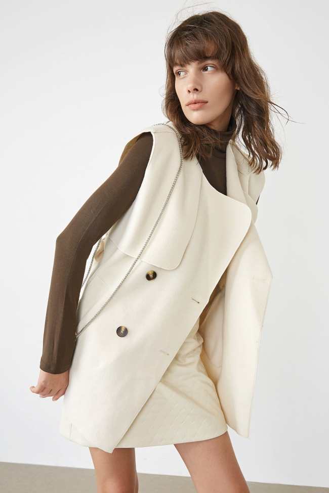 Ferdynand Beige Vest \u0026 Blouse Set