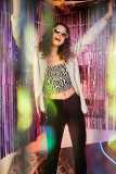Silver Glitter Oversized Blazer