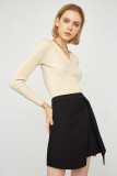 Braulia Beige Rib Sweater