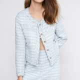 Dwight Light Sky Blue Button-Up Jacket