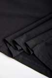 Black Teddy Bear Embroidered T-Shirt