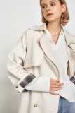 Ellee Beige Belt Trench Coat
