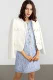 April Ivory Button Up Jacket