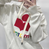 2022 Winter Loose Casual Hooded Cotton Solid Color Hoodies Sweatshirts for Men and Women