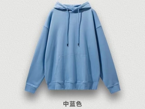 High quality hoodie sweatshirt pure cotton solid color loose for men and women