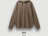 High quality hoodie sweatshirt pure cotton solid color loose for men and women