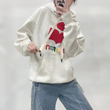 2022 Winter Loose Casual Hooded Cotton Solid Color Hoodies Sweatshirts for Men and Women