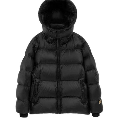 Winter black gold velvet high-end down jacket thickened short