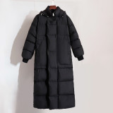 Long Simple Down Jacket
