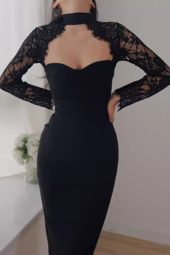 Sexy Lace Dress Suit