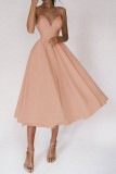 Solid Color Silk Dress 6 colors