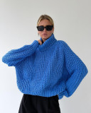 oversized hole sweater 2 colors