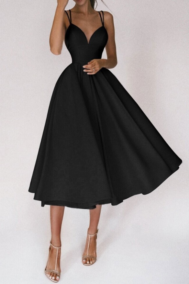 Solid Color Silk Dress 6 colors