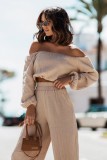 One-shoulder suit 3 colors