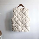 Waffle Down Vest 3 colors