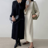 Classic Long Style Knitted Skirt