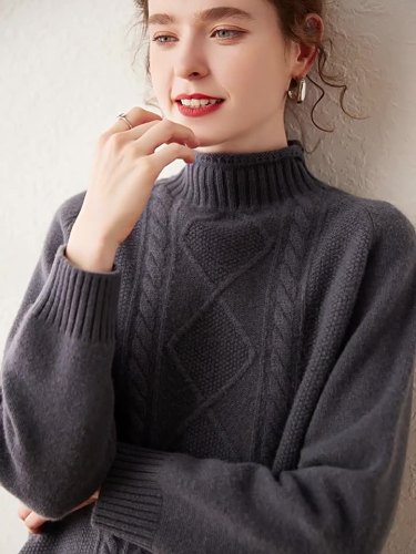 Long cashmere sweater 3 colors